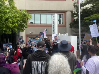 Political Notes: LGBTQ advocates protest Kaiser pausing trans youth health care