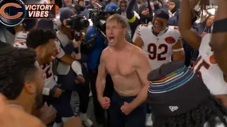 Ben Johnson Flexes Shirtless in Locker Room After Bears' 5th Straight Win, 24-15 Over Reeling Eagles